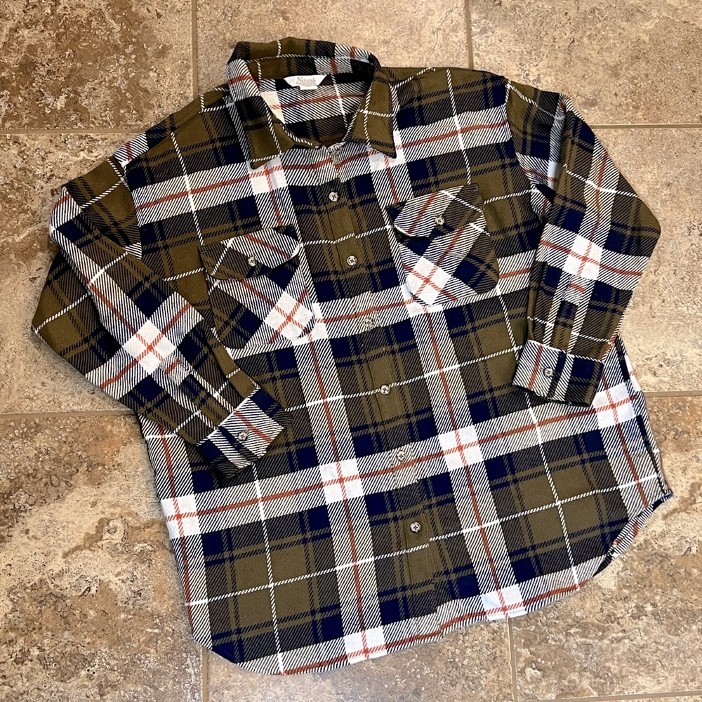 Natural Reflections® Women’s Fireside Flannel Long-Sleeve Shirt XL